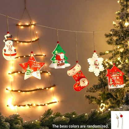 Luces con motivos de Navidad, 6 unidades