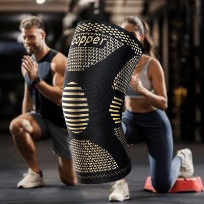 2 Rodillera De Compresión Fibra De Cobre