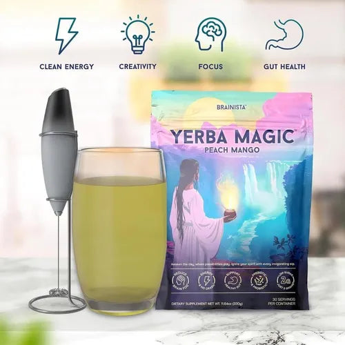 Yerba Magic Té Mate Suplemento Natural + Mini Licuadora 420 ML