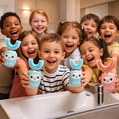 PACK 2X1 Cepillo Dental En Forma De "U" Infantil - Eléctrico